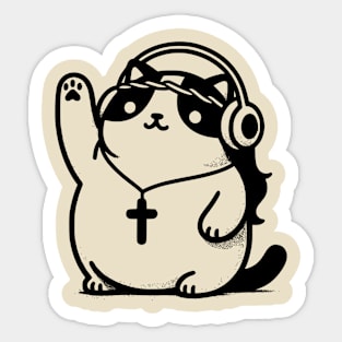 Christian Cat Sticker